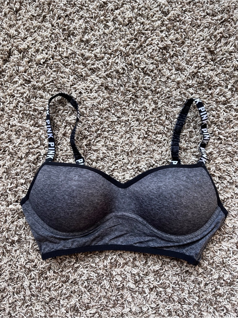 VS Pink Logo Bralette